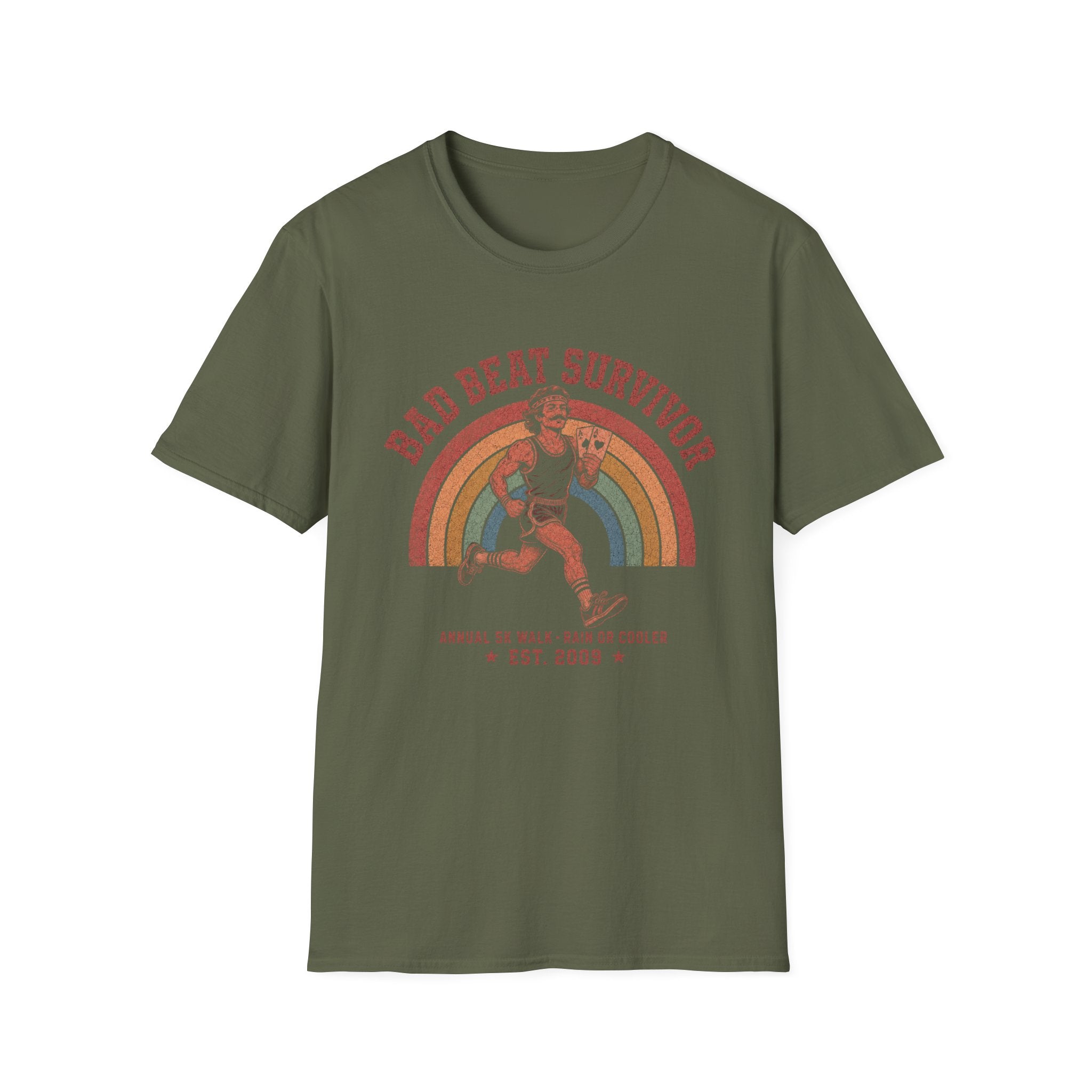 Bad Beat Survivor 5k Charity Run T-Shirt