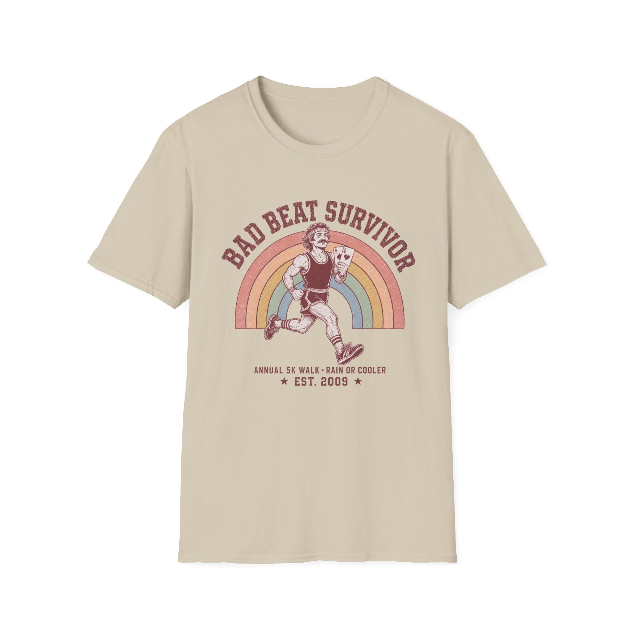 Bad Beat Survivor 5k Charity Run T-Shirt