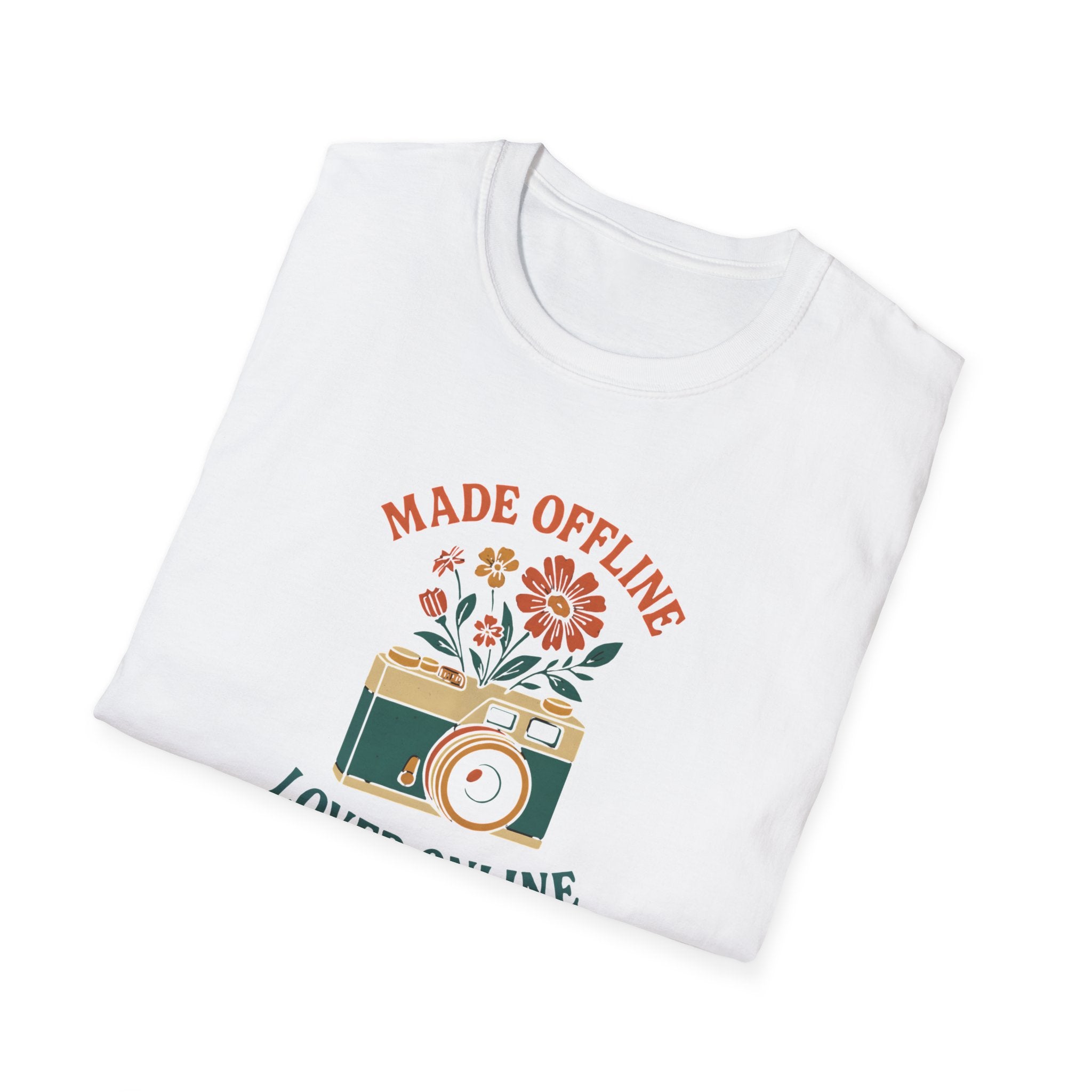 Camera with Flowers T-Shirt