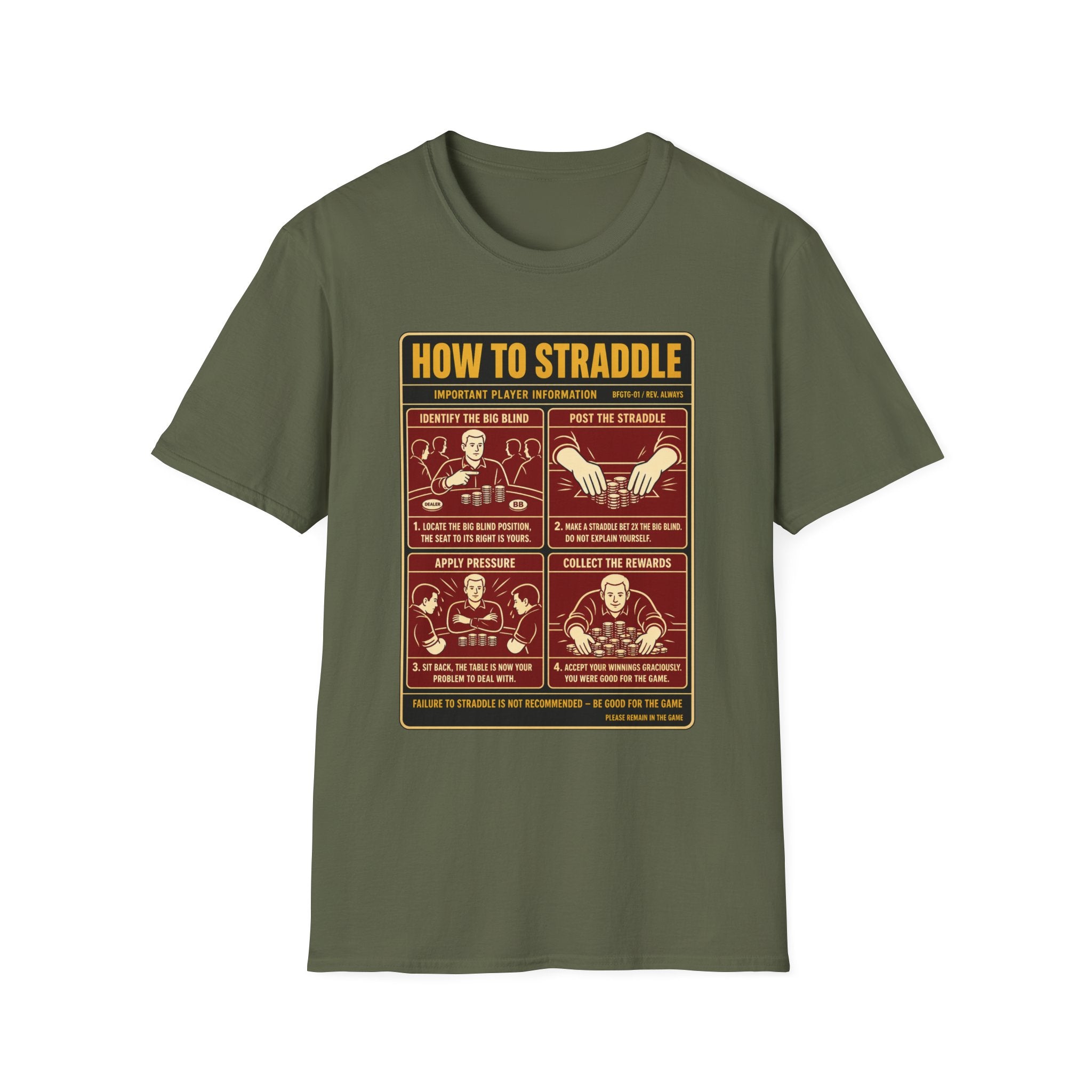 How To Straddle T-Shirt