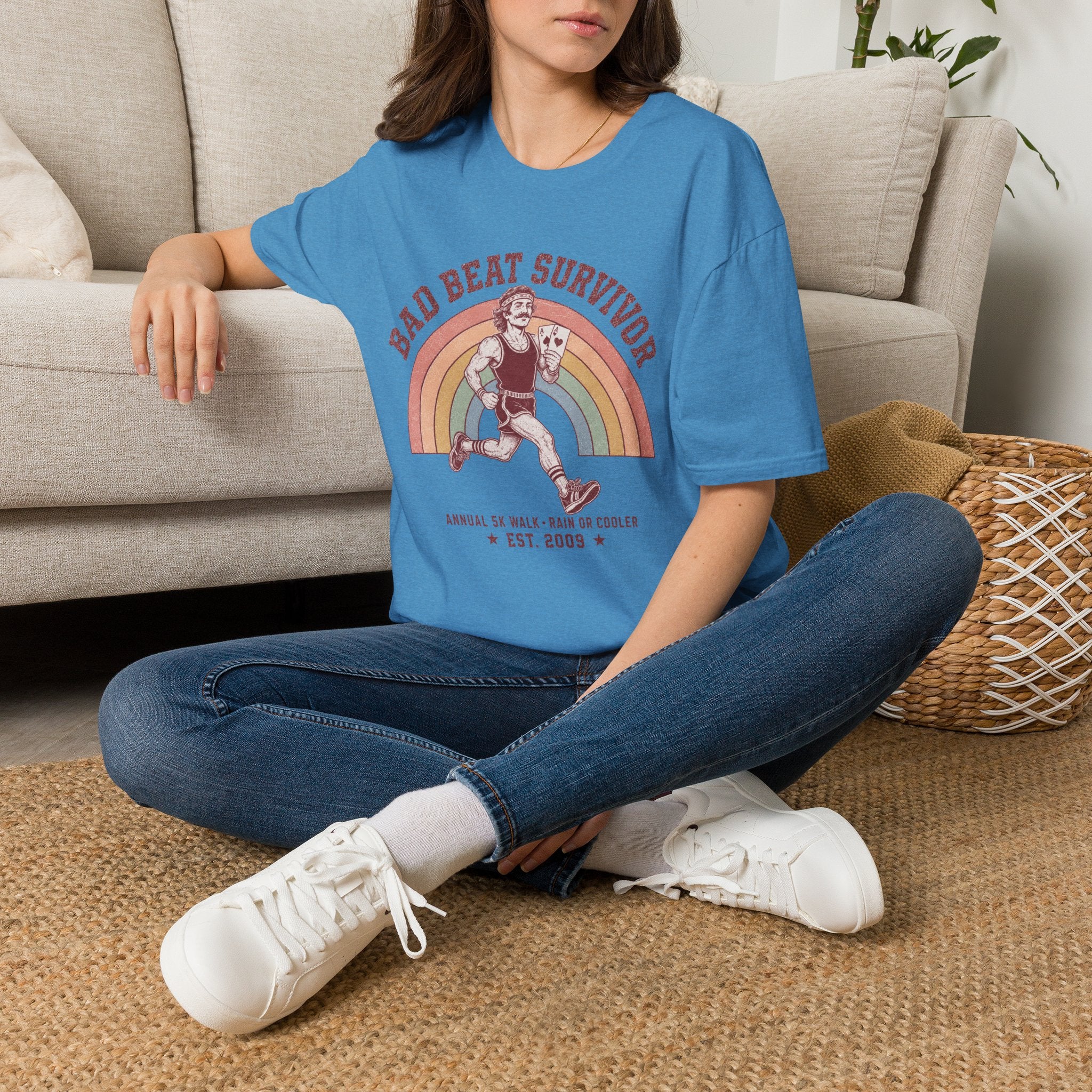 Bad Beat Survivor 5k Charity Run T-Shirt