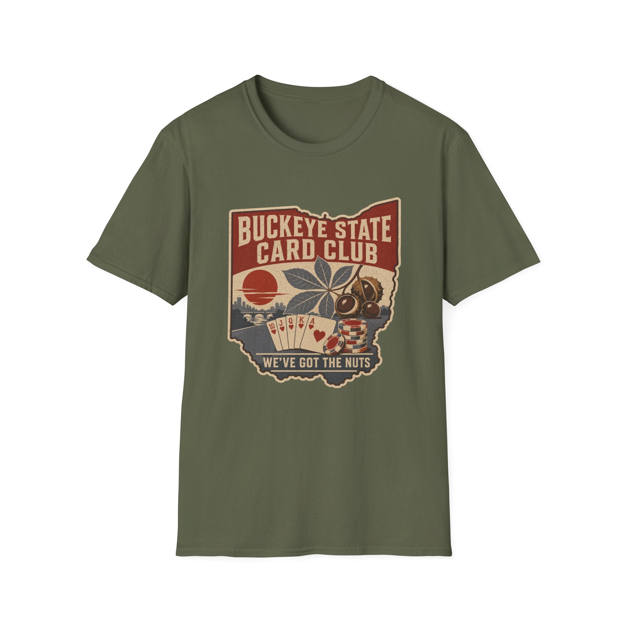 Ohio Buckeye State Card Club T-Shirt