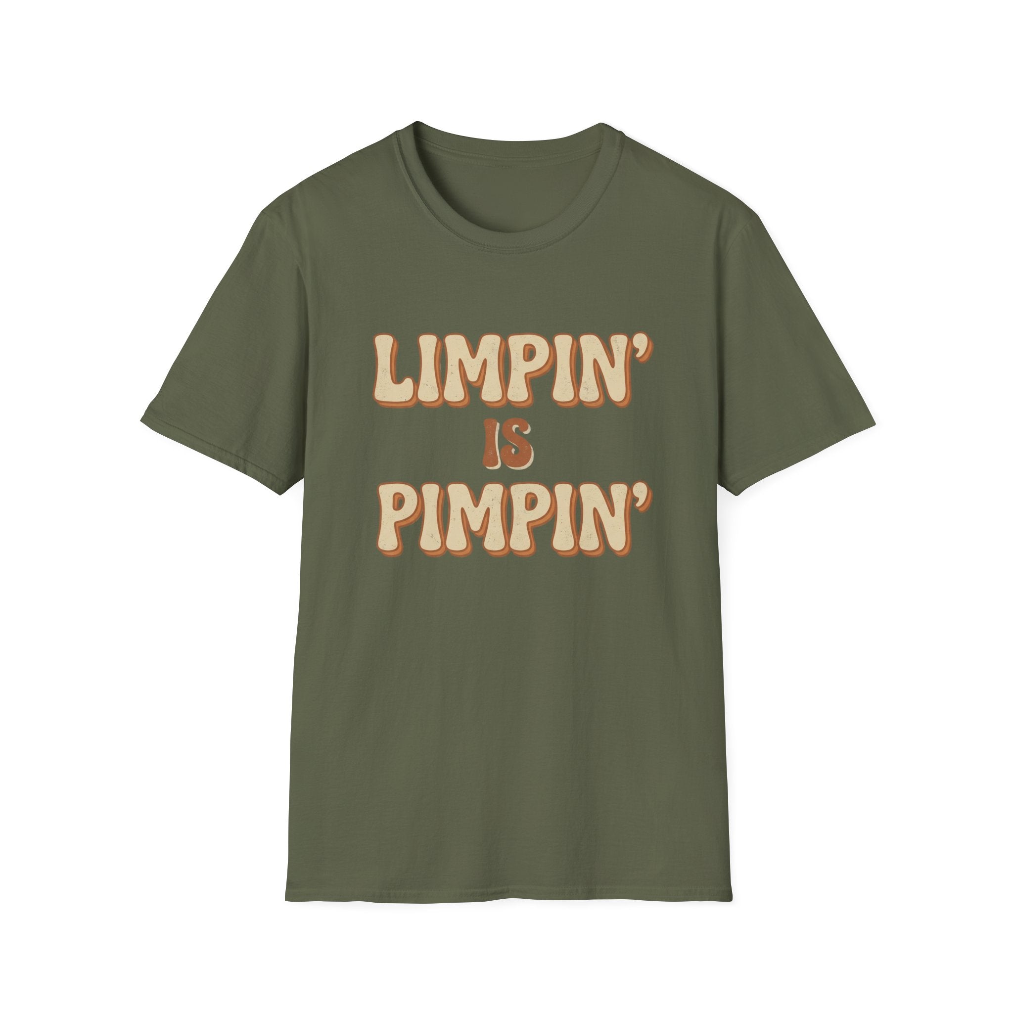 Limpin is Pimpin Text T-Shirt
