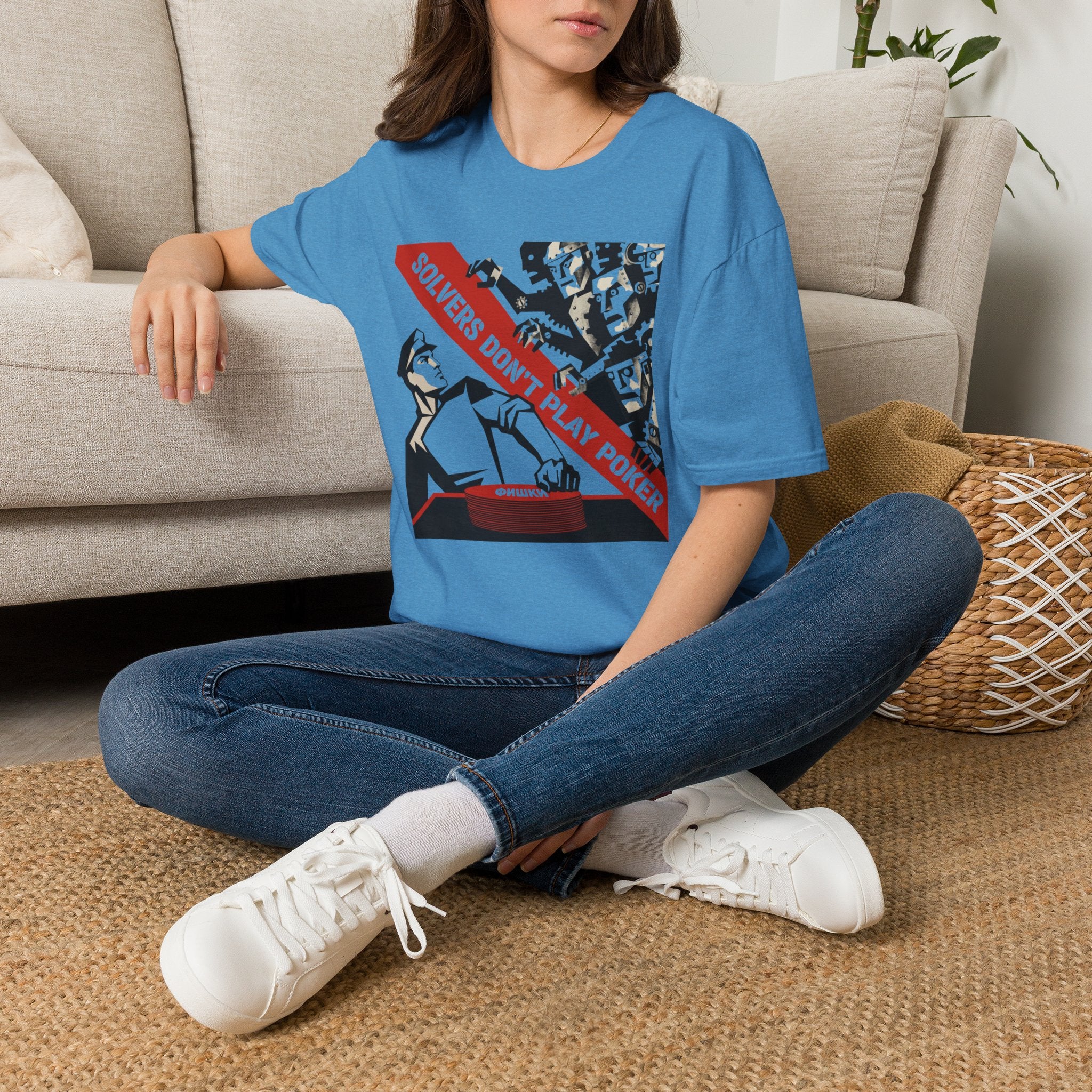 Solver's Don't Play Poker Soviet Era T-Shirt