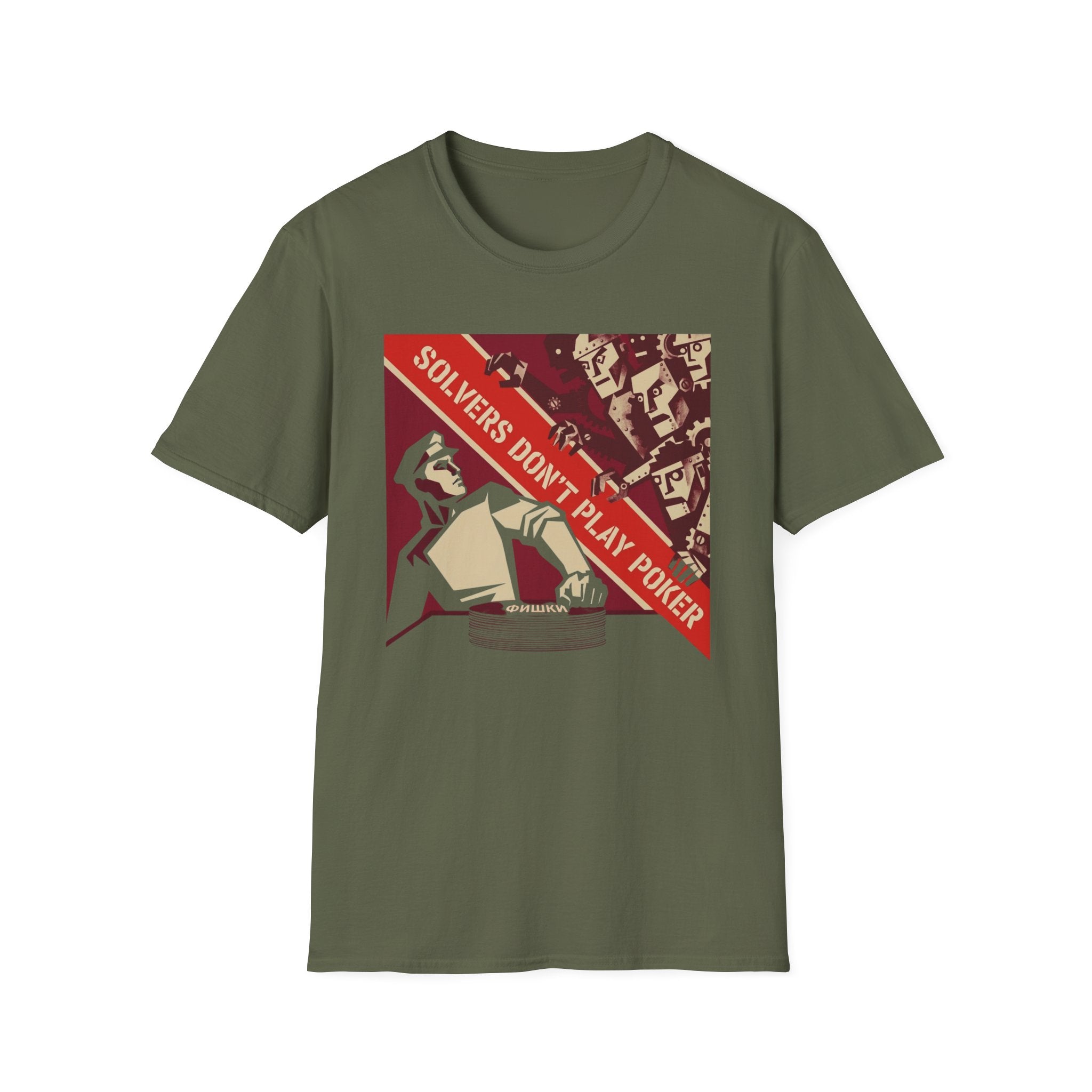 Solver's Don't Play Poker Soviet Era T-Shirt