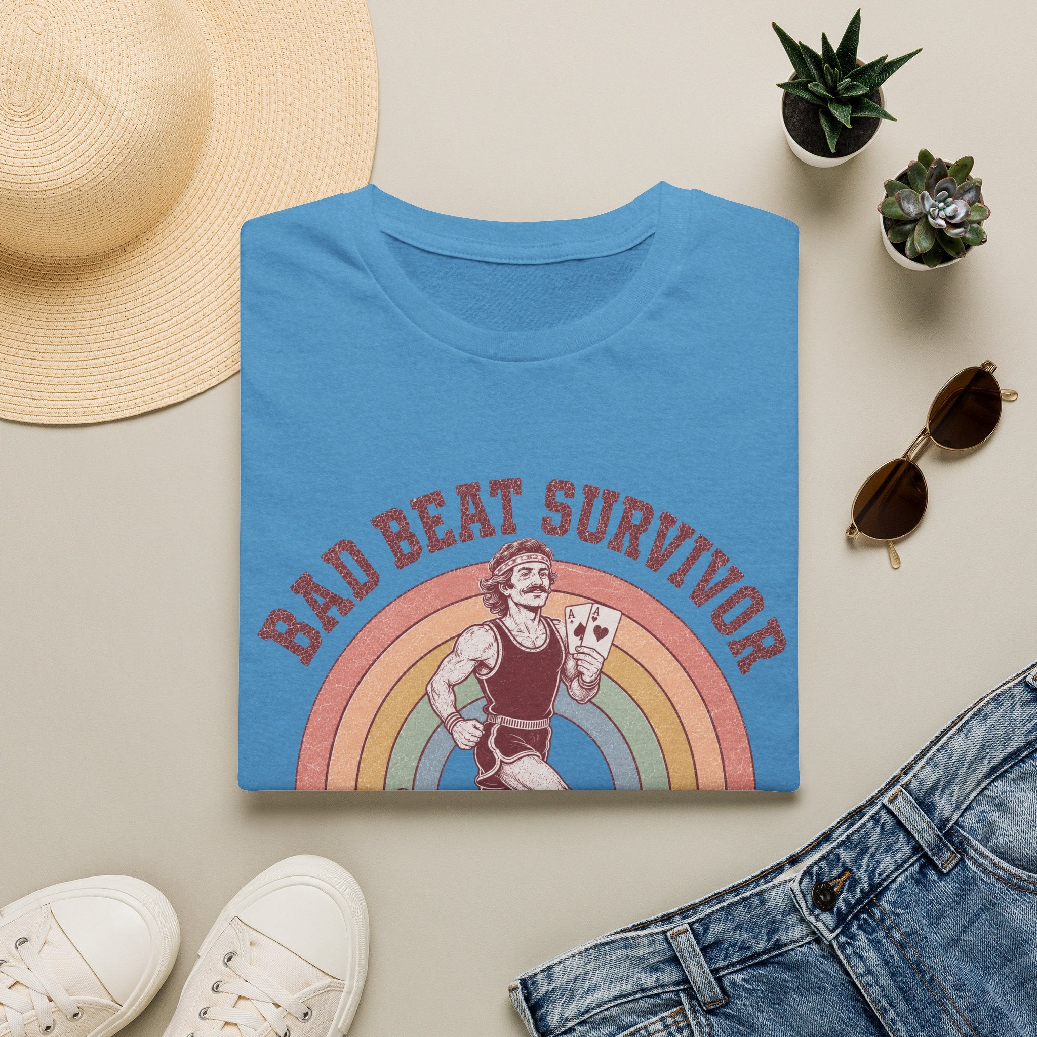 Bad Beat Survivor 5k Charity Run T-Shirt