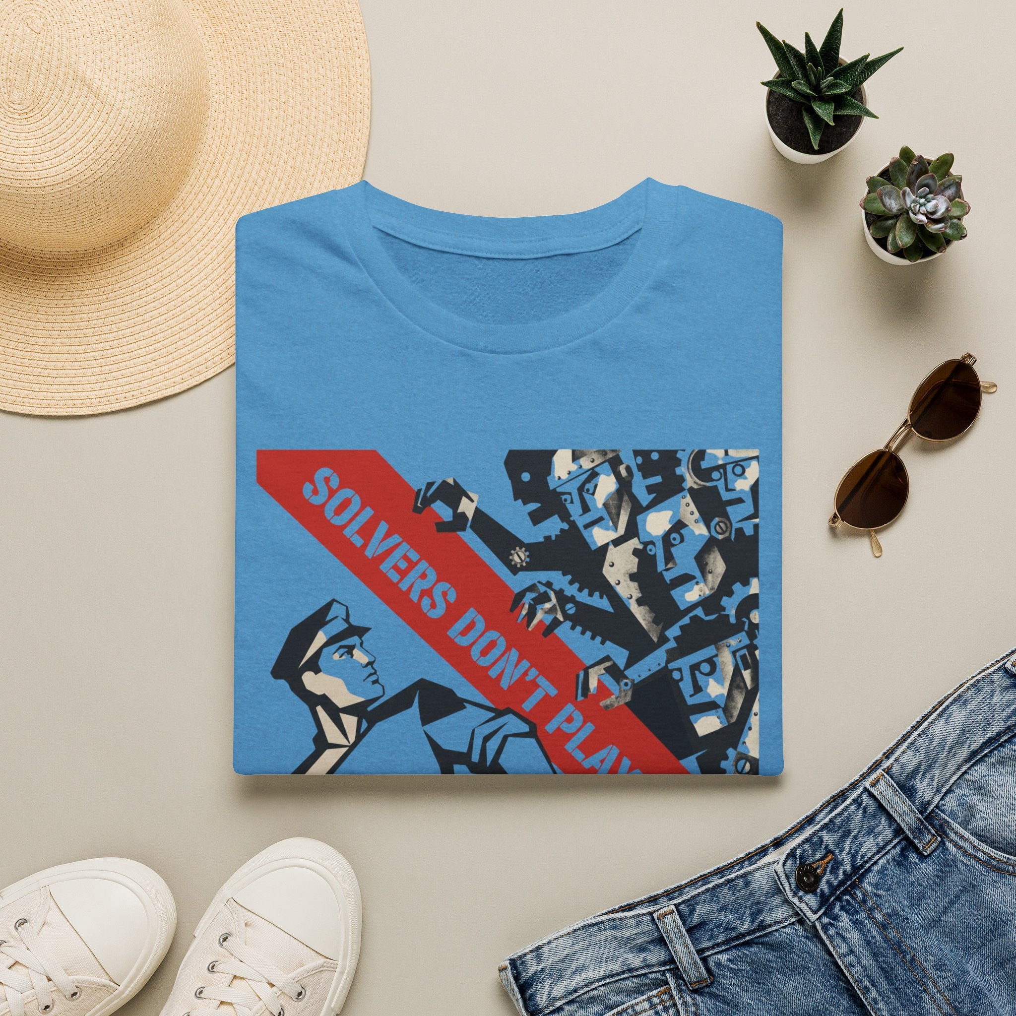 Solver's Don't Play Poker Soviet Era T-Shirt