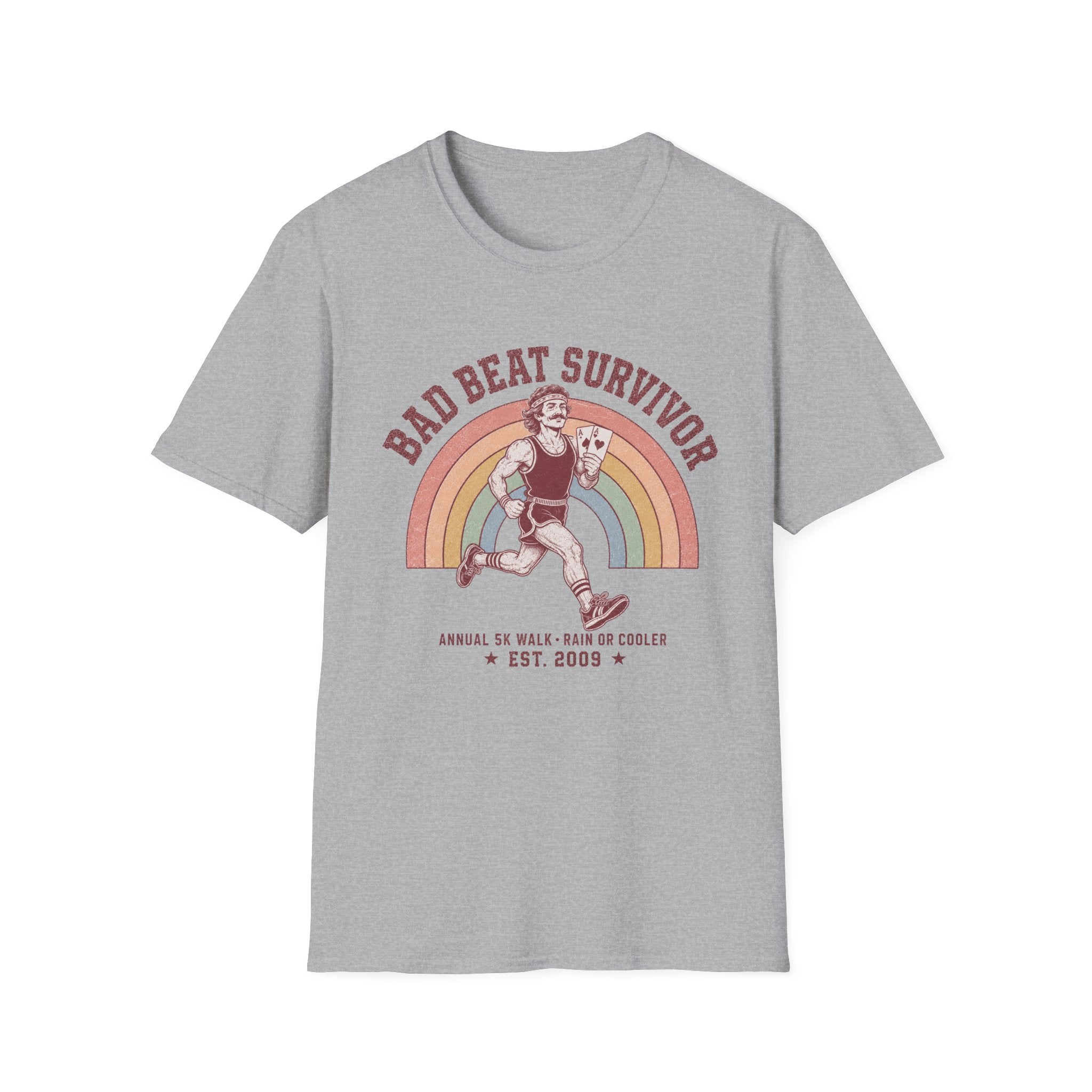Bad Beat Survivor 5k Charity Run T-Shirt