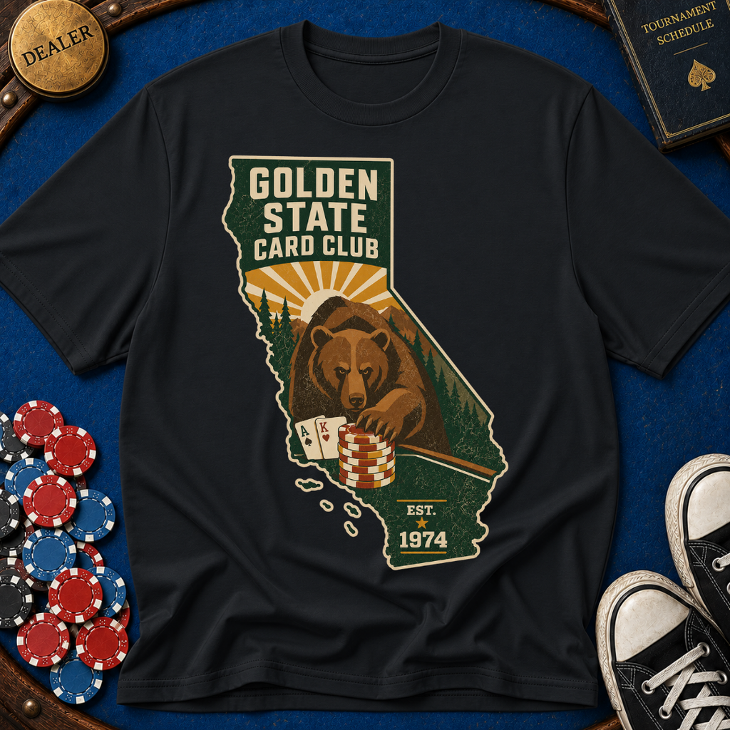California Golden State Card Club T-Shirt