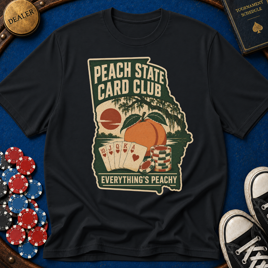 Georgia Peach State Card Room T-Shirt