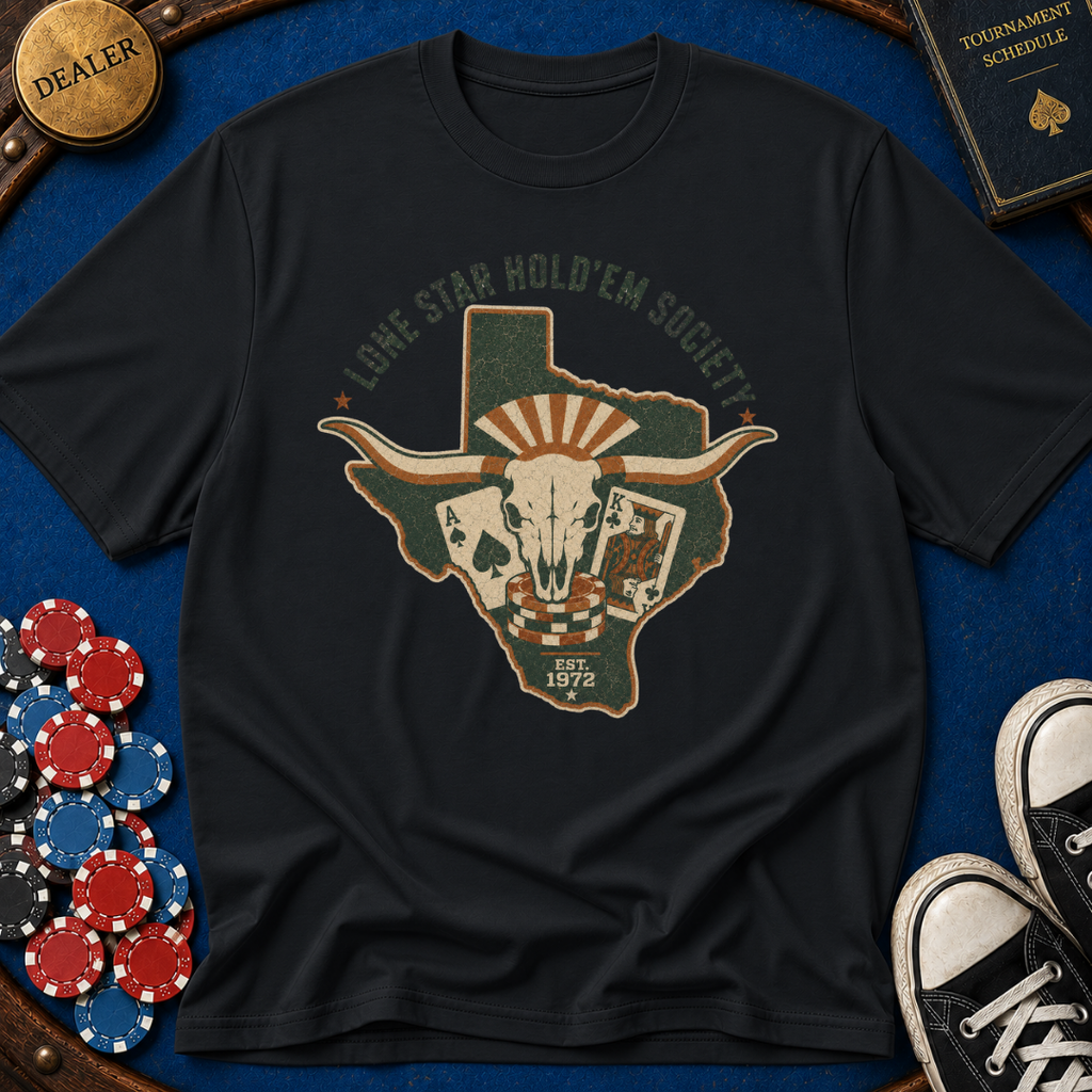 Texas Lone Star State Hold'em Society T-Shirt