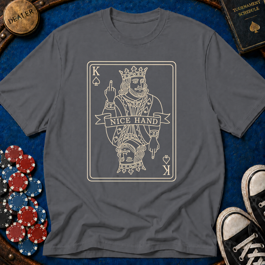 Nice Hand Line Art King T-Shirt