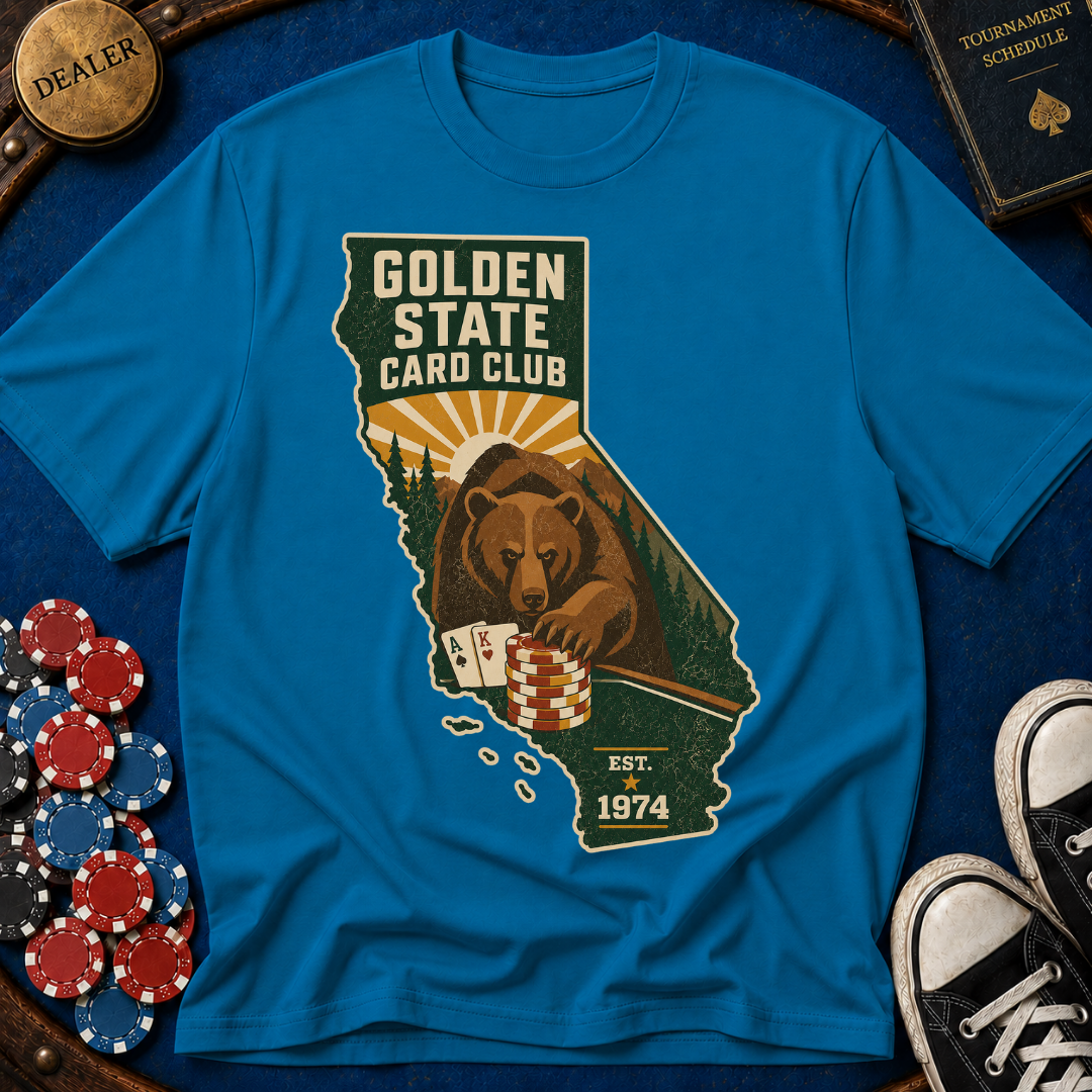 California Golden State Card Club T-Shirt