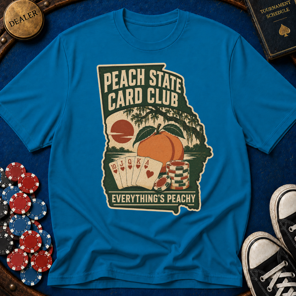 Georgia Peach State Card Room T-Shirt