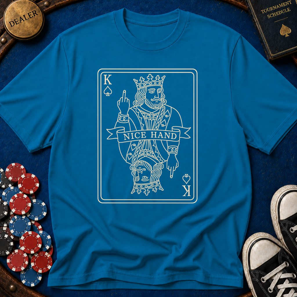 Nice Hand Line Art King T-Shirt