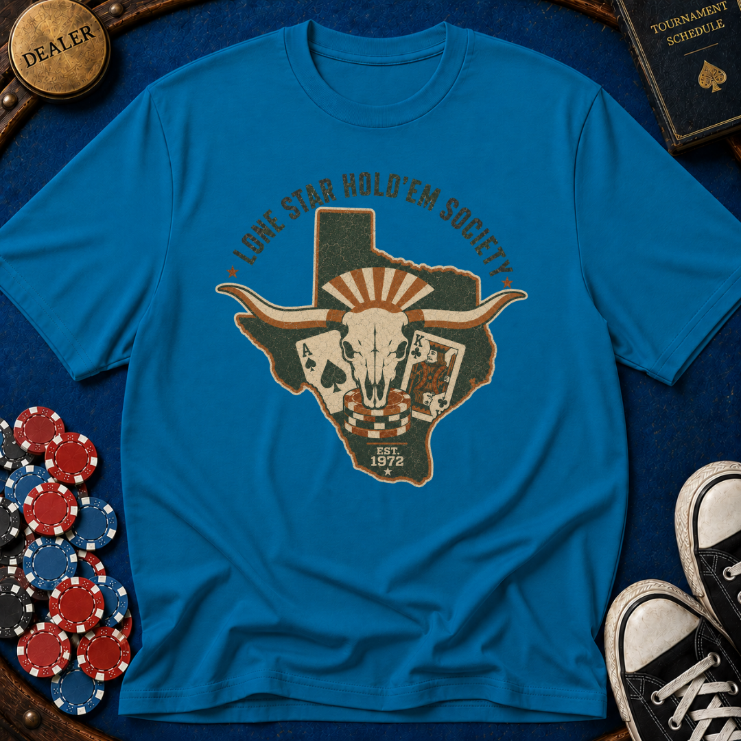 Texas Lone Star State Hold'em Society T-Shirt