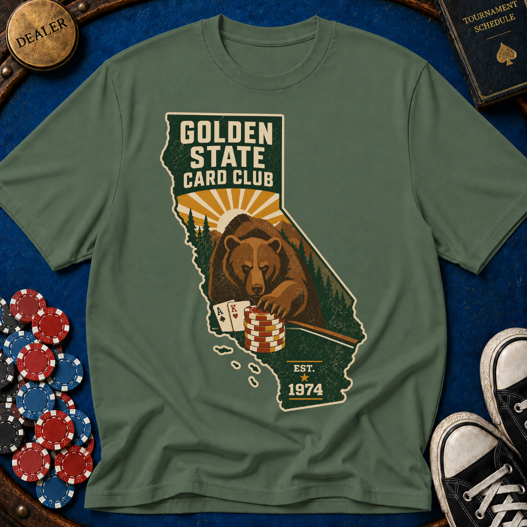 California Golden State Card Club T-Shirt