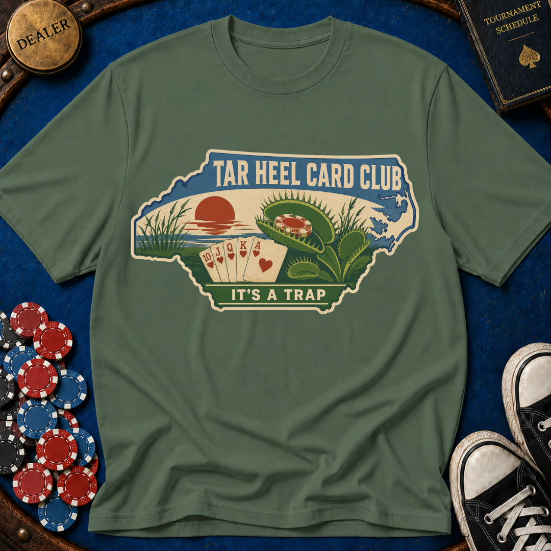 North Carolina Tar Heal Card Club T-Shirt