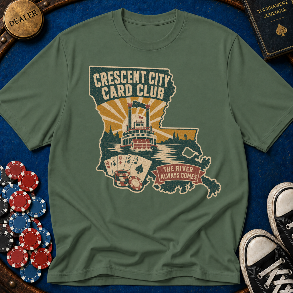 Louisiana Crescent City Card Club T-Shirt