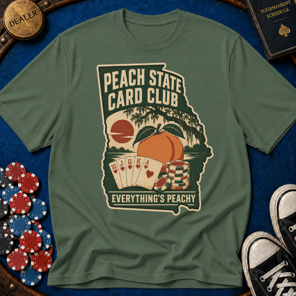 Georgia Peach State Card Room T-Shirt