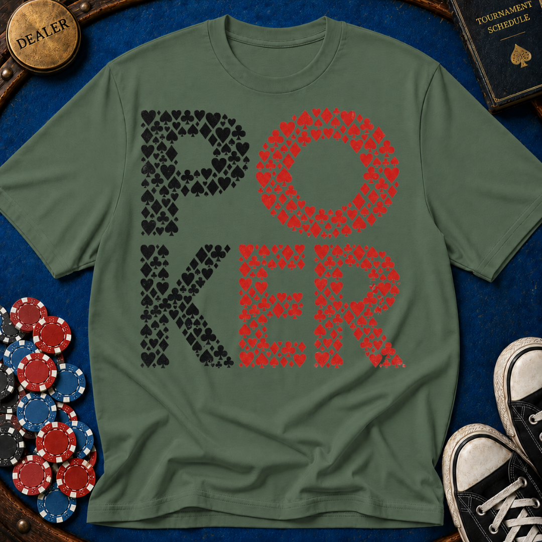 Poker written in suits T-Shirt