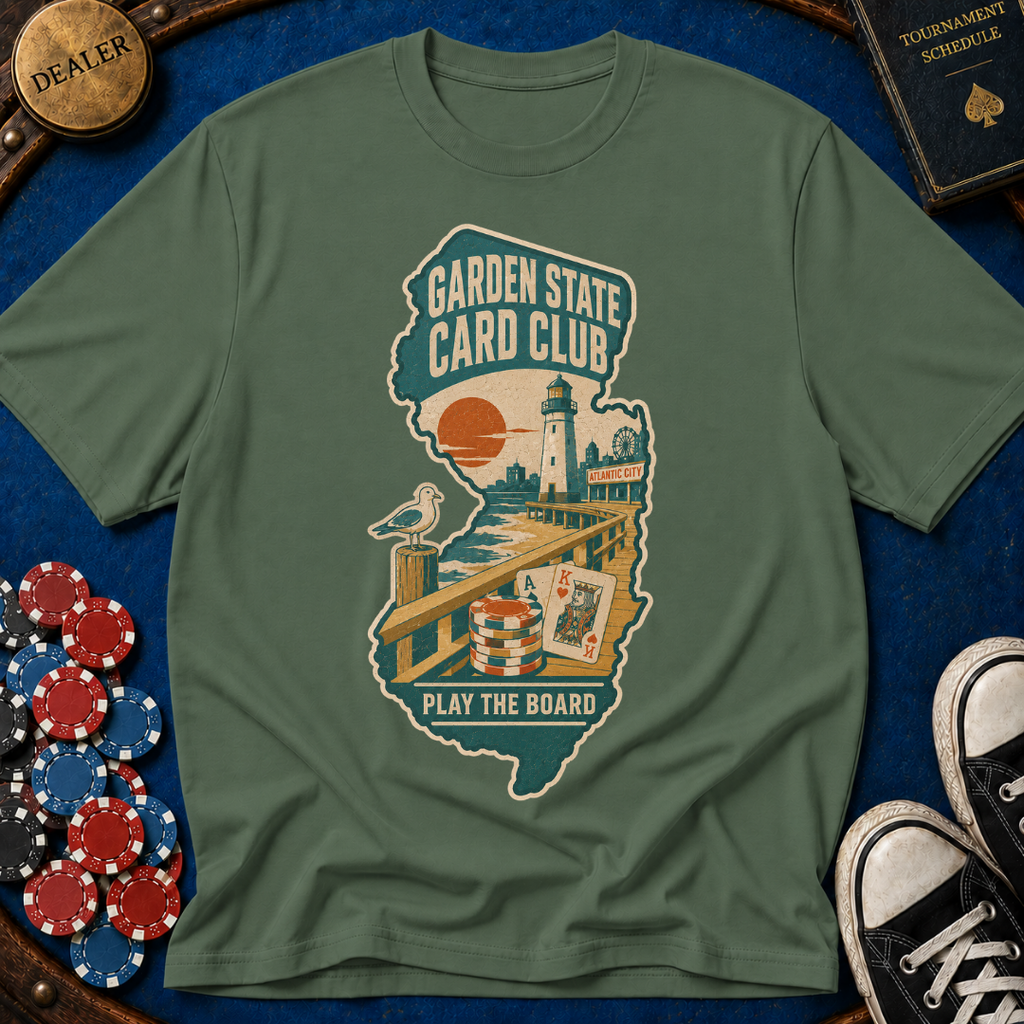New Jersey Garden State Card Club T-Shirt