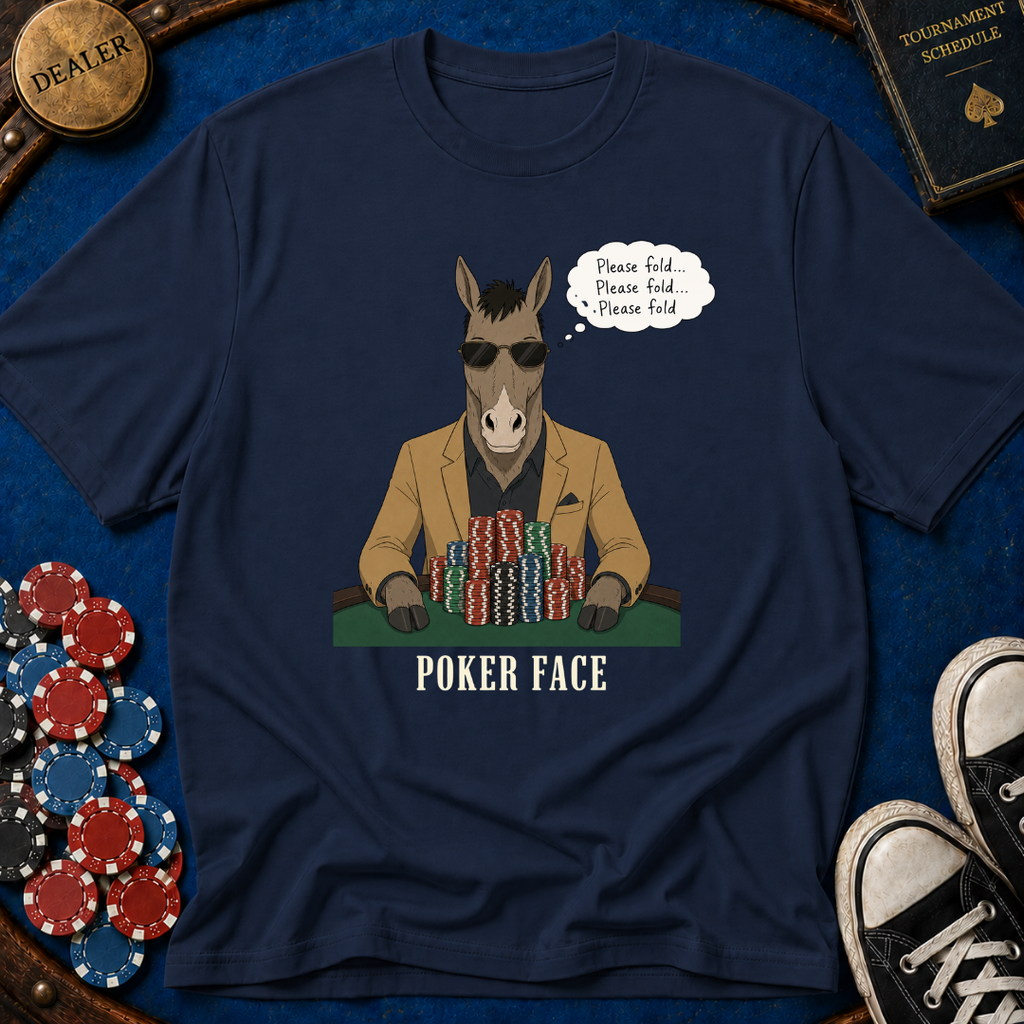Poker Face Donkey T-Shirt