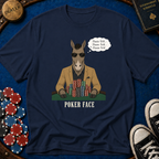 Poker Face Donkey T-Shirt