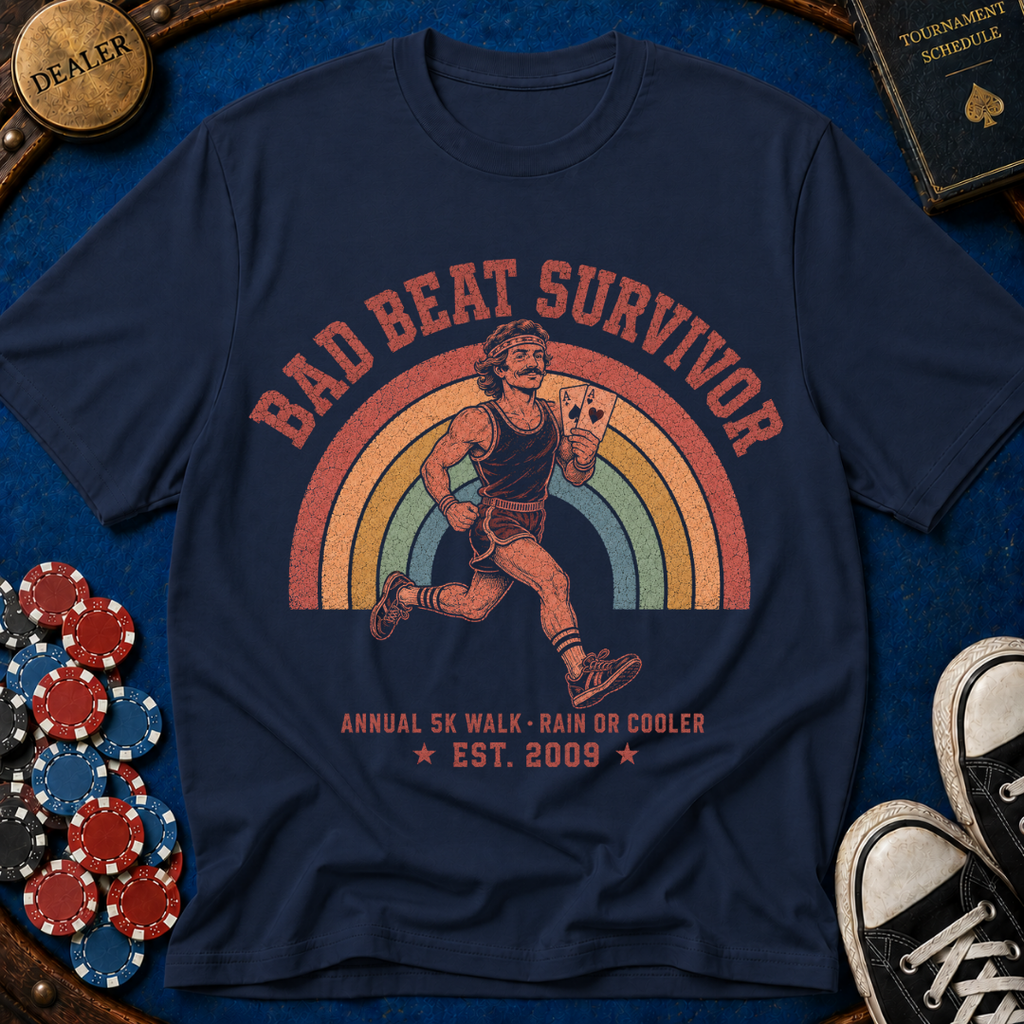 Bad Beat Survivor 5k Charity Run T-Shirt