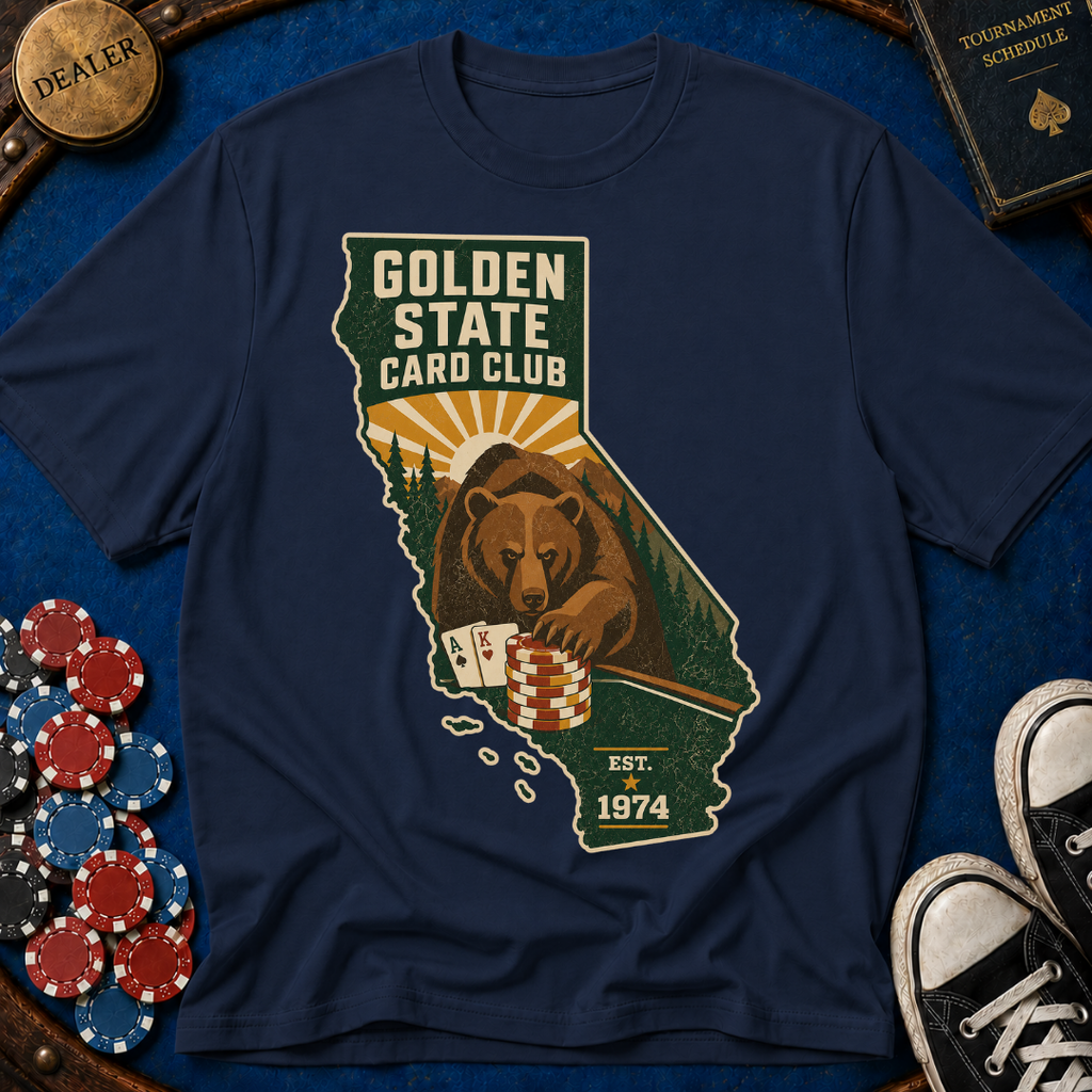 California Golden State Card Club T-Shirt