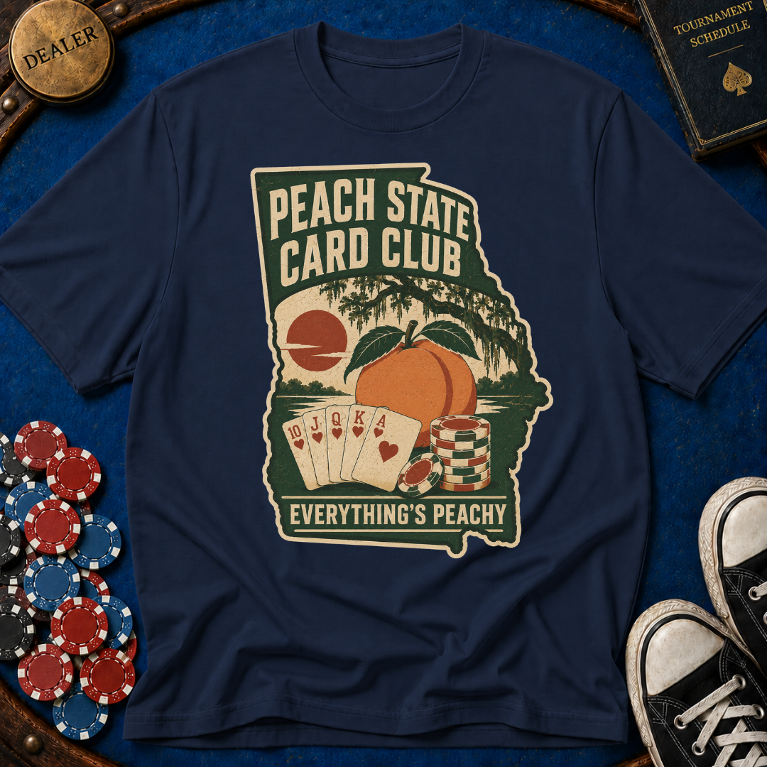 Georgia Peach State Card Room T-Shirt