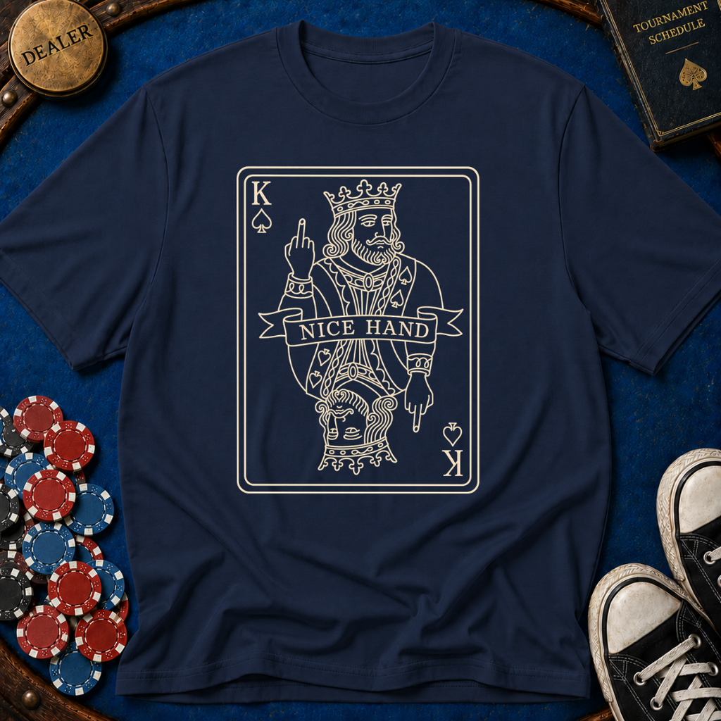 Nice Hand Line Art King T-Shirt