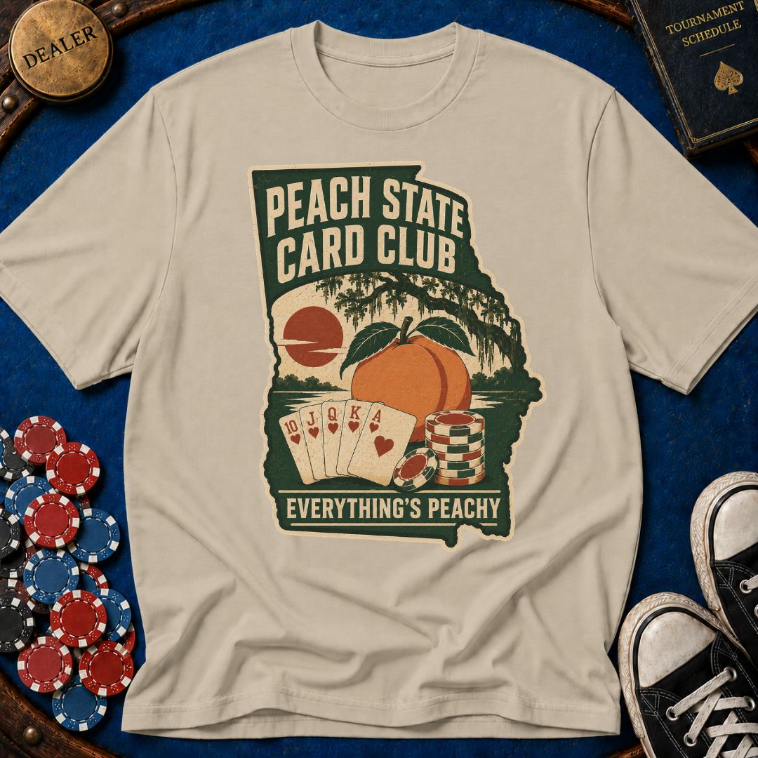Georgia Peach State Card Room T-Shirt