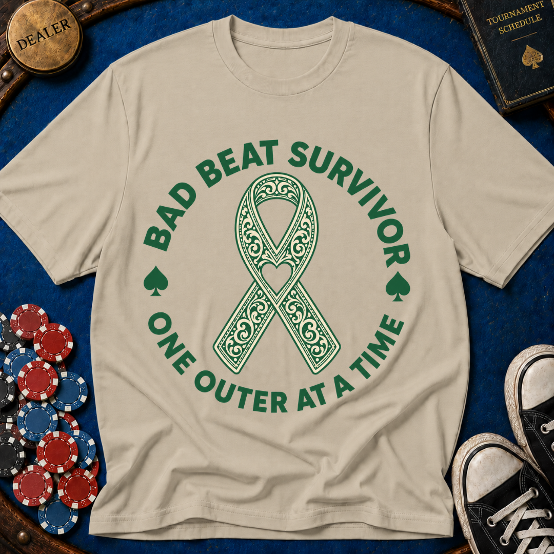 Bad Beat Survivor Ribbon T-Shirt