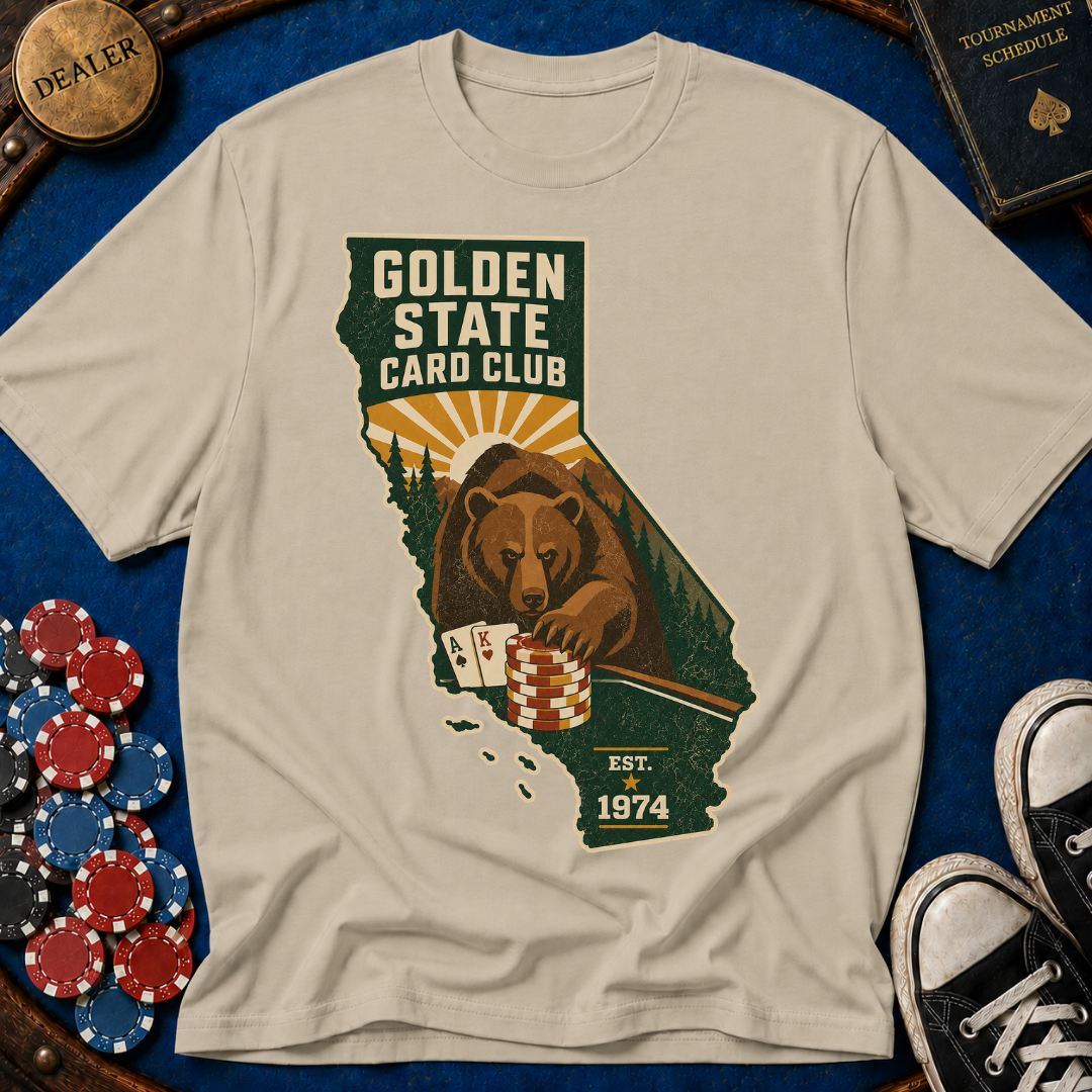 California Golden State Card Club T-Shirt