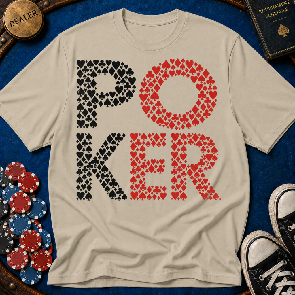 Poker written in suits T-Shirt