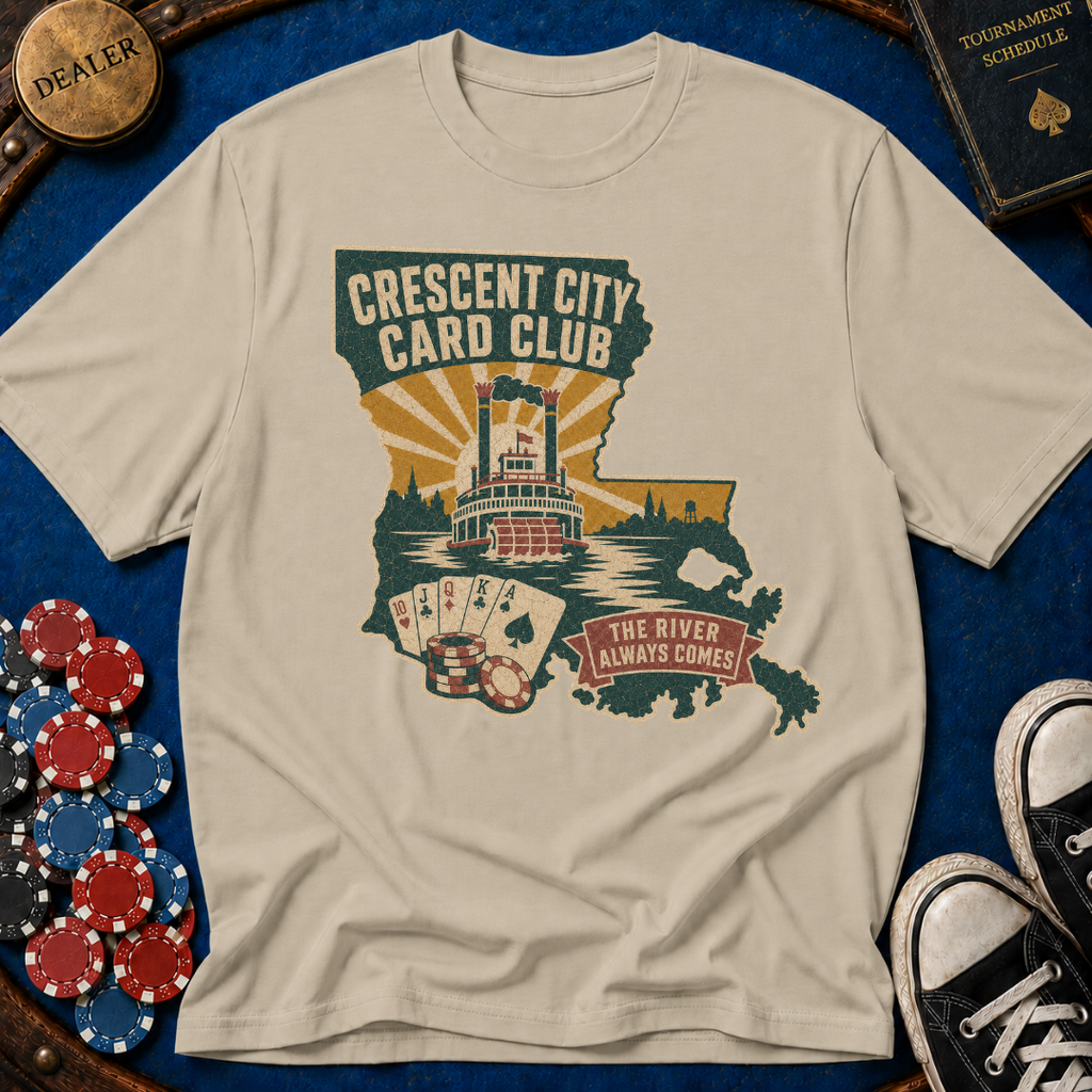 Louisiana Crescent City Card Club T-Shirt
