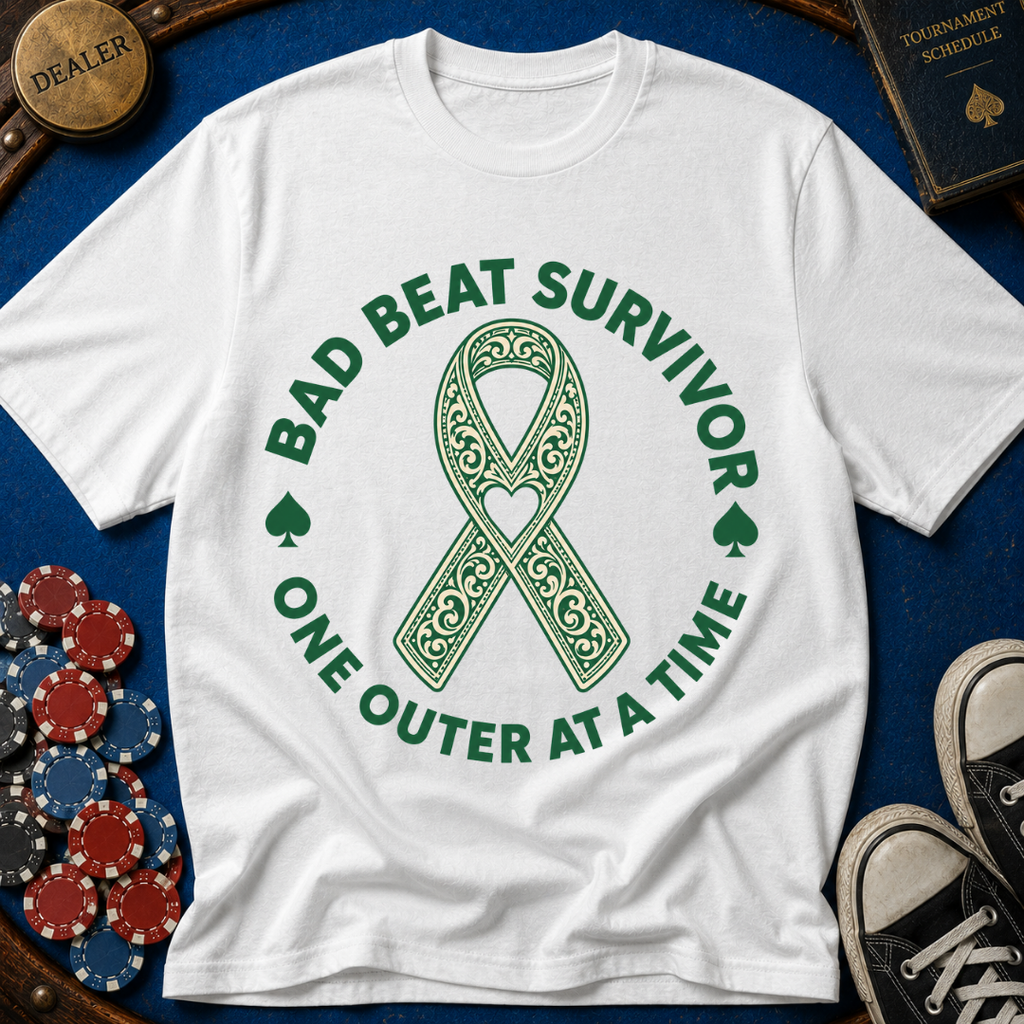 Bad Beat Survivor Ribbon T-Shirt
