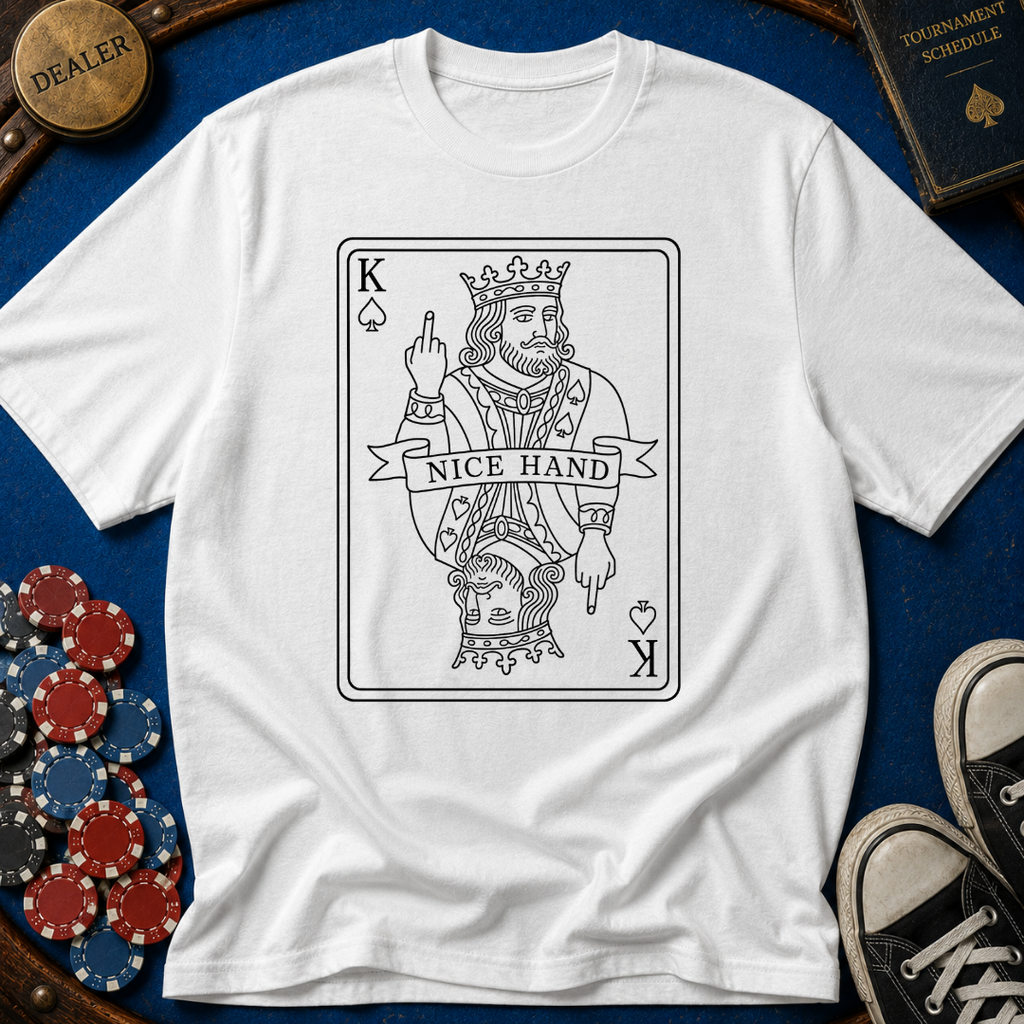 Nice Hand Line Art King T-Shirt