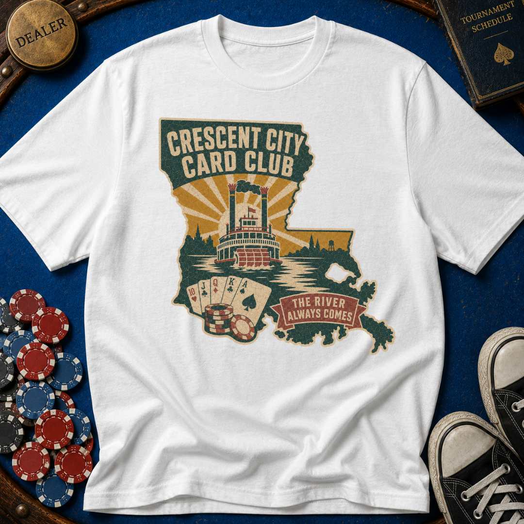 Louisiana Crescent City Card Club T-Shirt