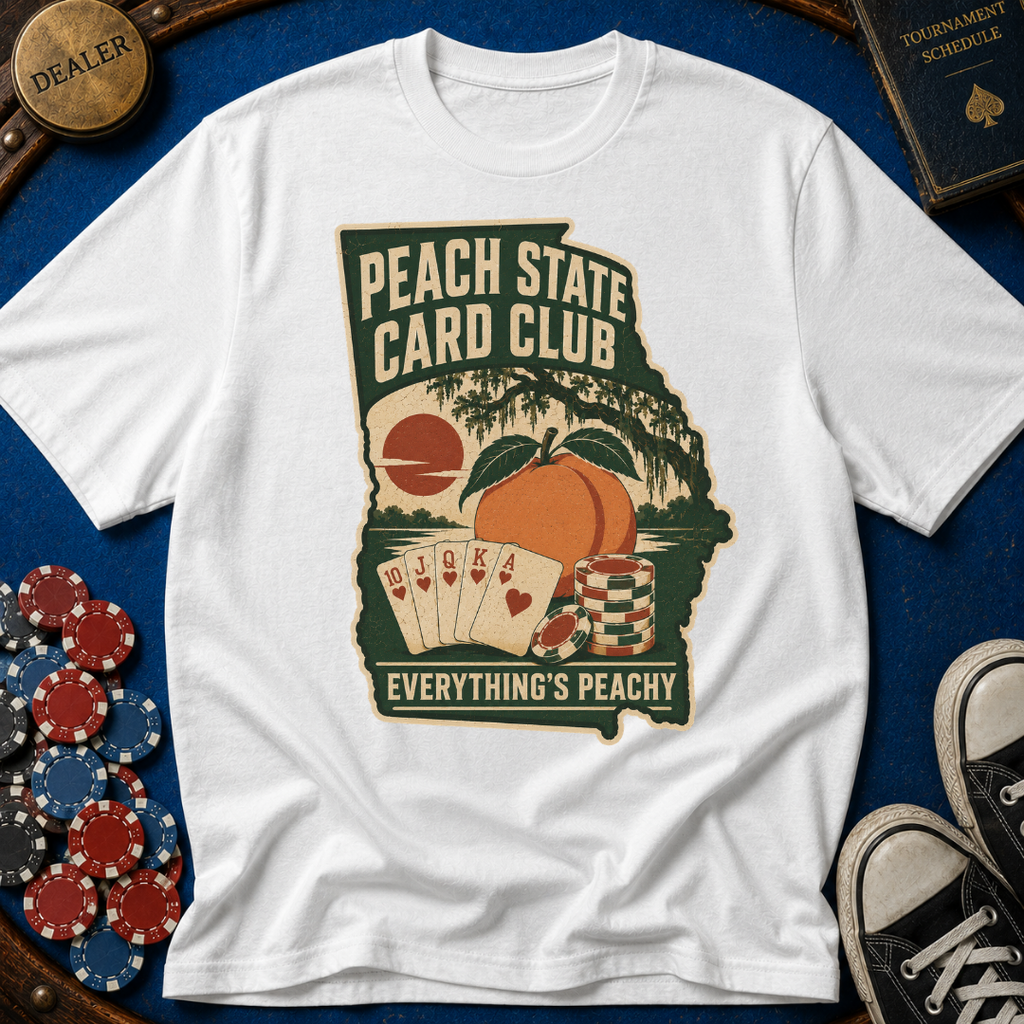 Georgia Peach State Card Room T-Shirt