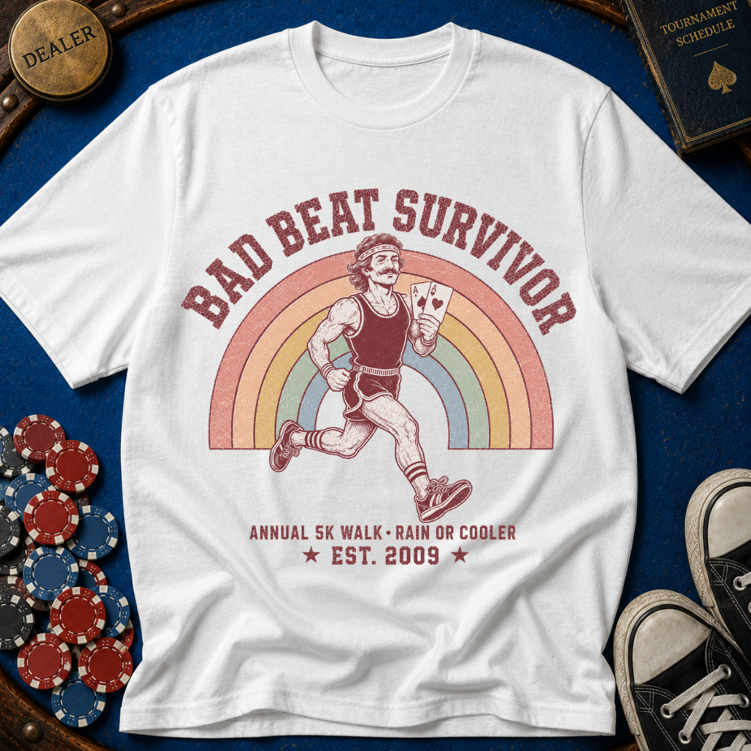 Bad Beat Survivor 5k Charity Run T-Shirt