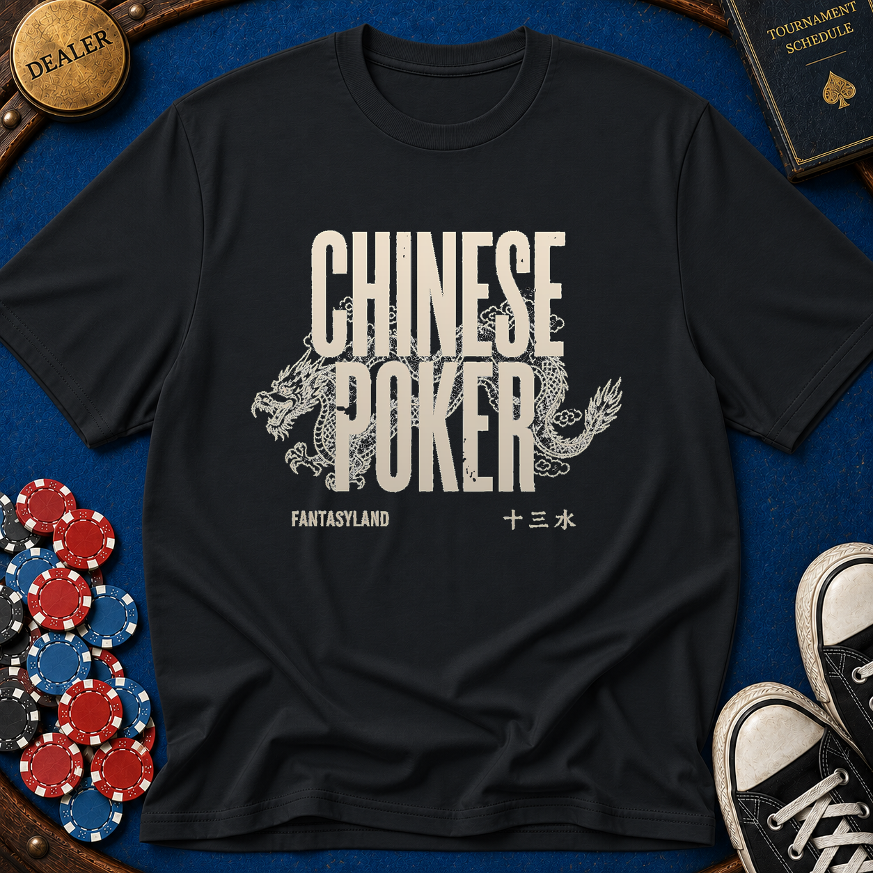 Chinese Poker Dragon T-Shirt