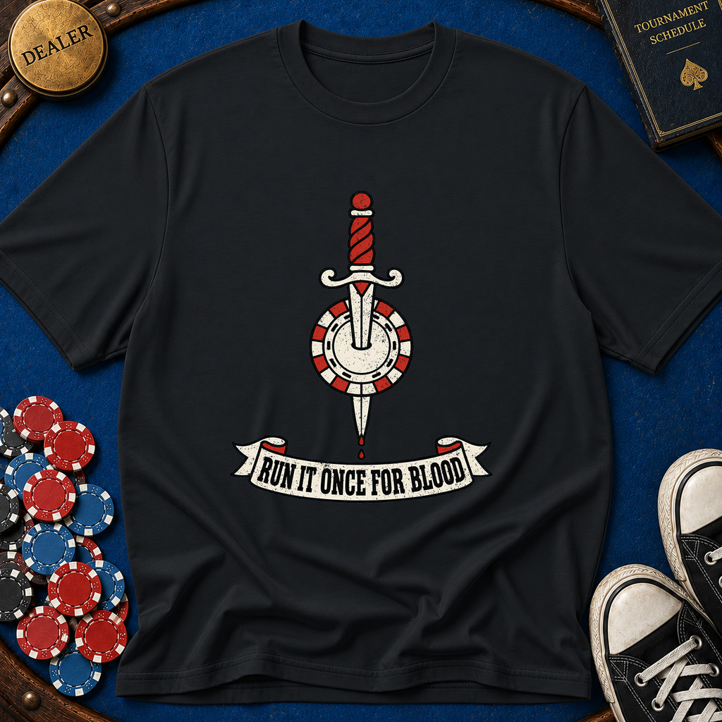 Run It Once For Blood Dagger T-Shirt