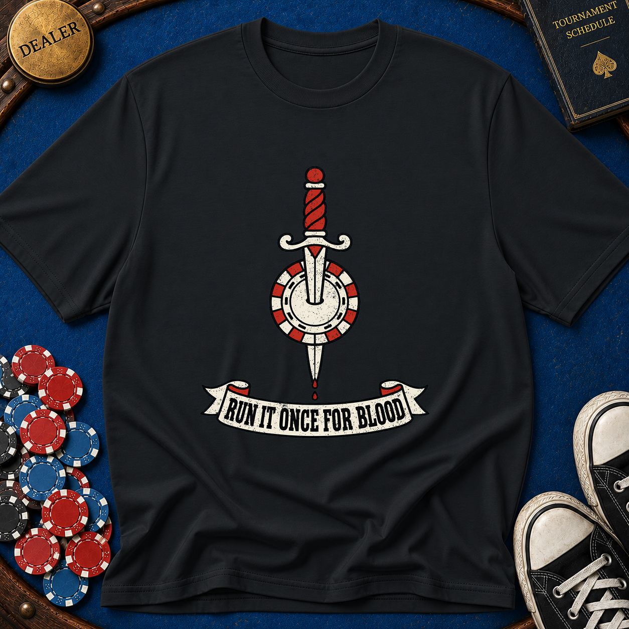 Run It Once For Blood Dagger T-Shirt