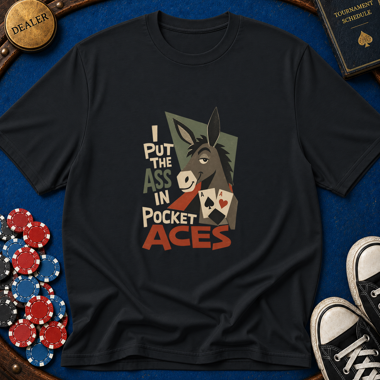 Ass In Pocket Aces T-Shirt