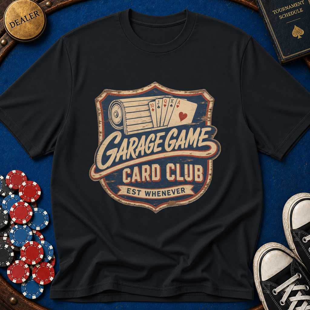 Garage Game Card Club T-Shirt