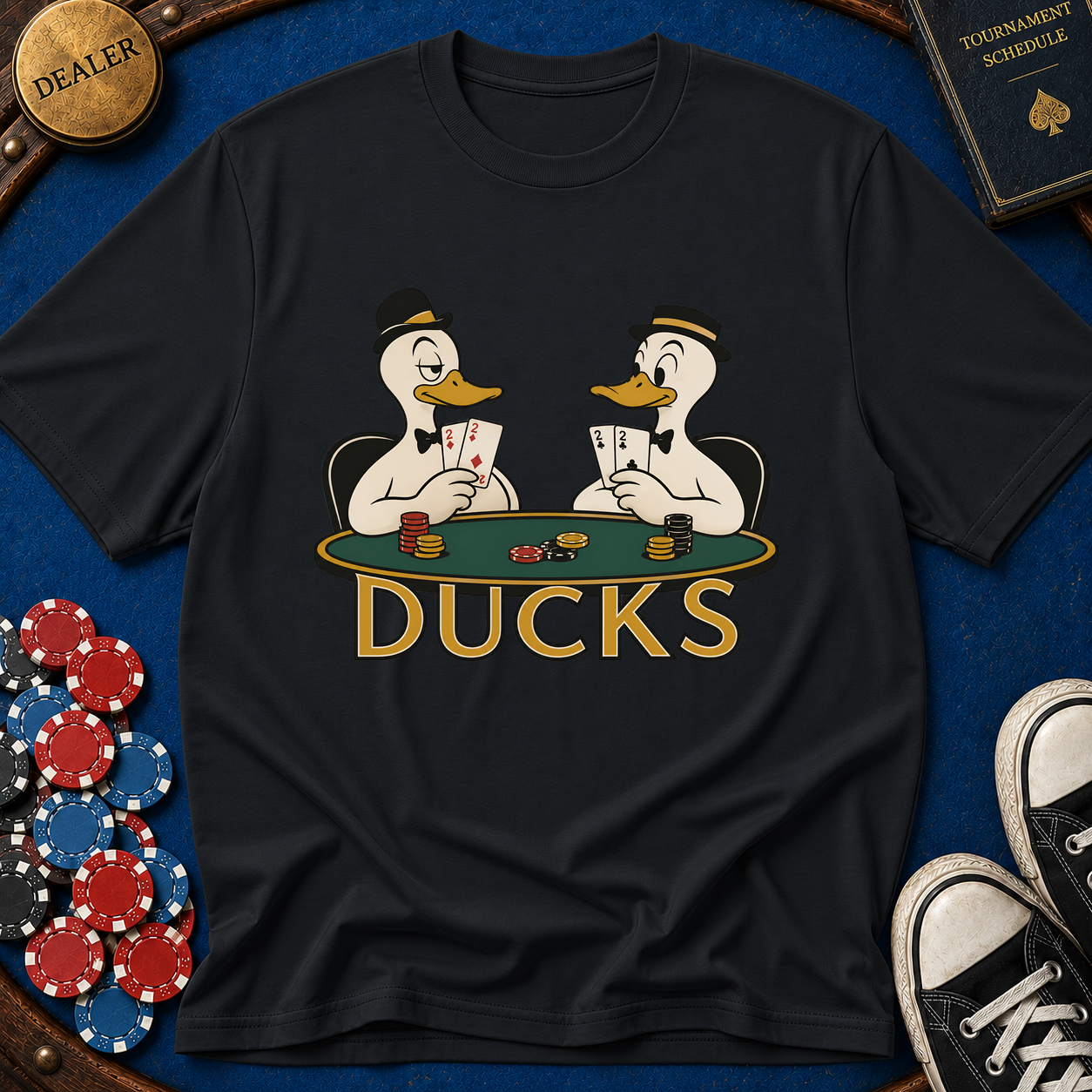 Ducks Playing Poker T-Shirt