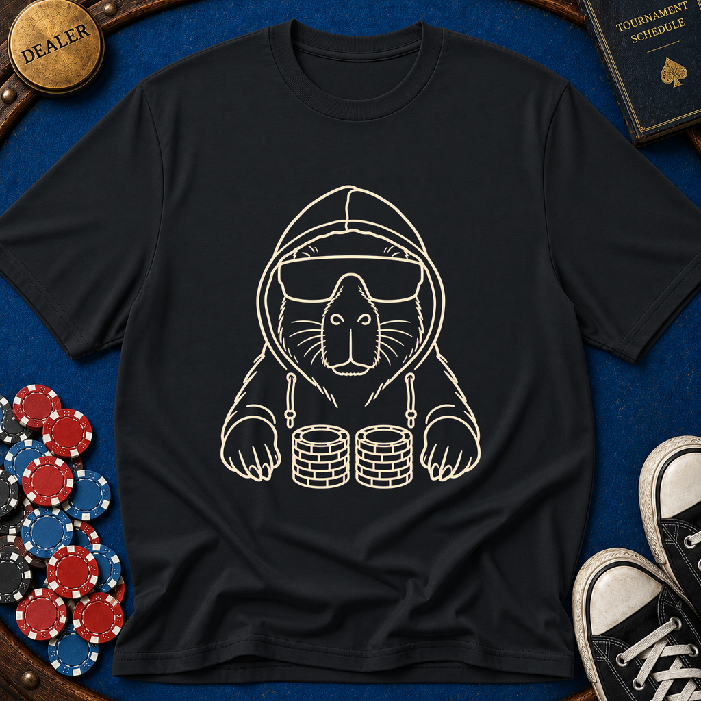 Hood Up Shades On T-Shirt