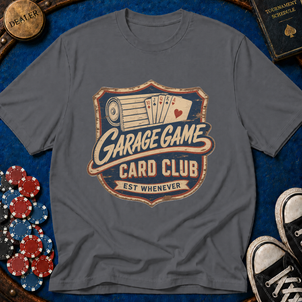 Garage Game Card Club T-Shirt